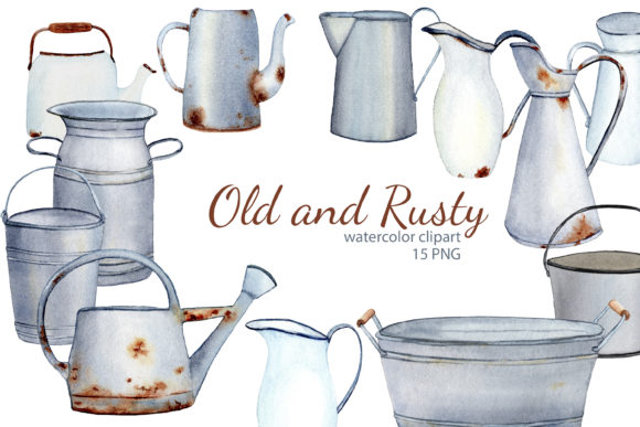 Download Watercolor Rustic Farmhouse Clipart - Farmhouse clipart Collection
