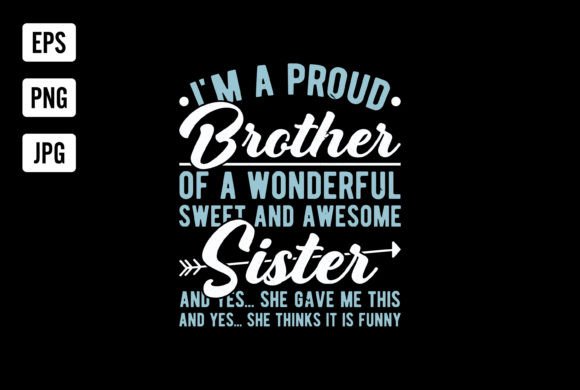 Download Funny Brother Sister Typography T Shirt - Typography t shirt Collection