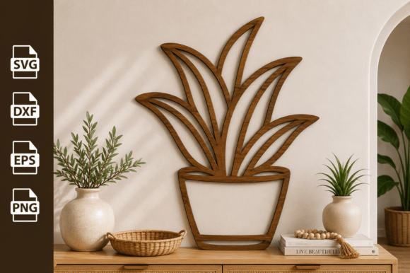 Download Plant Pot Tree Laser Cut Files Svg - Laser cut files Collection