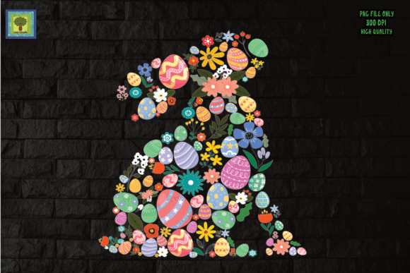 Download Bunny Flowers Floral Easter Eggs - Floral easter eggs Collection