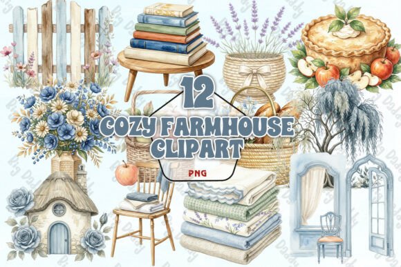 Download Cozy Farmhouse Clipart PNG - Farmhouse clipart Collection
