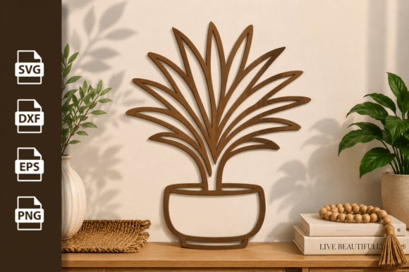 Download Potted Plant Tree Laser Cut Files Svg - Laser cut files Collection