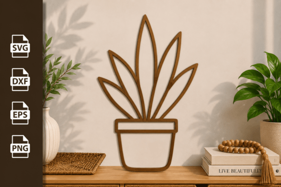 Download Potted Plant Tree Laser Cut Files Svg - Laser cut files Collection