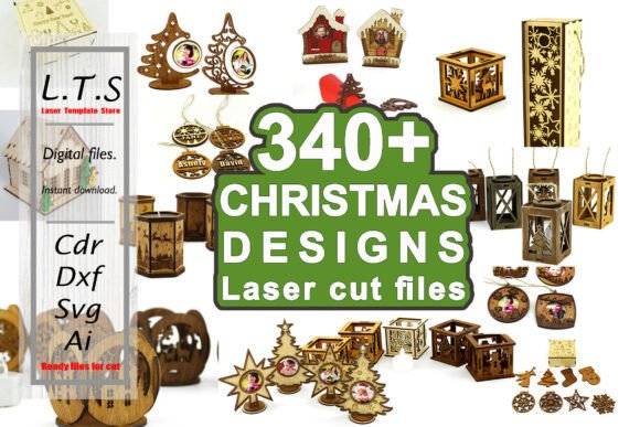 Download Christmas Laser Cut Files SVG - Laser cut files Collection